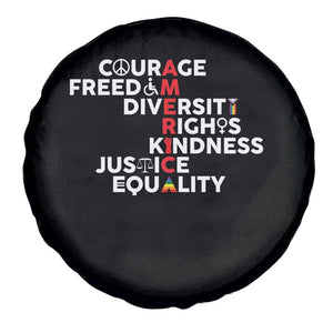 America Courage Freedom Diversity Rights Friendship Justice Spare Tire Cover TS11 Print Your Wear