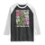 Funny Don't Blame Me I Voted For Her Raglan Shirt Kamala Harris Supporter Political Retro Flowers TS11 Black White Print Your Wear