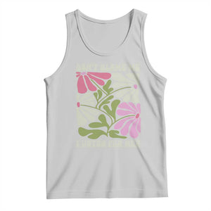 Funny Don't Blame Me I Voted For Her Tank Top Kamala Harris Supporter Political Retro Flowers TS11 Ash Print Your Wear