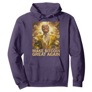 Funny Trump Bitcoin 2025 Hoodie Make Bitcoin Great Again TS11 Purple Print Your Wear