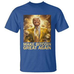 Funny Trump Bitcoin 2025 T Shirt Make Bitcoin Great Again TS11 Royal Blue Print Your Wear