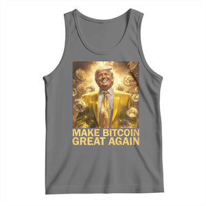 Funny Trump Bitcoin 2025 Tank Top Make Bitcoin Great Again TS11 Black Heather Print Your Wear