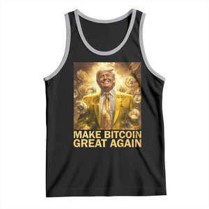 Funny Trump Bitcoin 2025 Tank Top Make Bitcoin Great Again TS11 Black Athletic Heather Print Your Wear