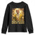 Funny Trump Bitcoin 2025 Youth Sweatshirt Make Bitcoin Great Again TS11 Black Print Your Wear