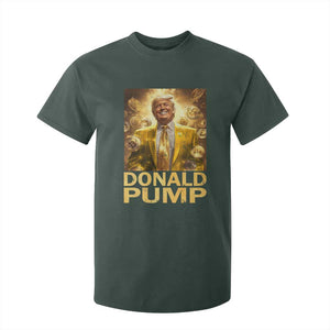 Funny Trump Bitcoin 2025 T Shirt For Kid Donald Pump TS11 Dark Forest Green Print Your Wear