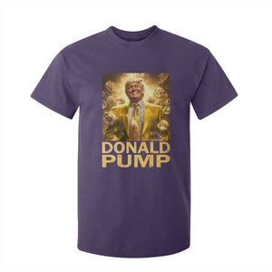 Funny Trump Bitcoin 2025 T Shirt For Kid Donald Pump TS11 Purple Print Your Wear