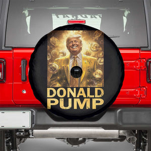 Funny Trump Bitcoin 2025 Spare Tire Cover Donald Pump TS11 Black Print Your Wear