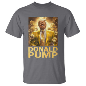 Funny Trump Bitcoin 2025 T Shirt Donald Pump TS11 Charcoal Print Your Wear