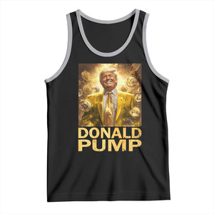 Funny Trump Bitcoin 2025 Tank Top Donald Pump TS11 Black Athletic Heather Print Your Wear