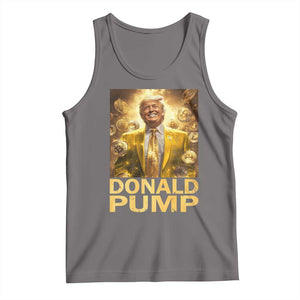 Funny Trump Bitcoin 2025 Tank Top Donald Pump TS11 Deep Heather Print Your Wear