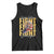 Funny Trump Bitcoin Tank Top Make Bitcoin Great Again Fight Fight Fight USA Flag TS11 Black Print Your Wear