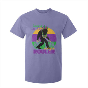 Funny Bigfoot Mardi Gras T Shirt For Kid Laissez Les Bons Temps Rouler Bald Cypress TS11 Violet Print Your Wear