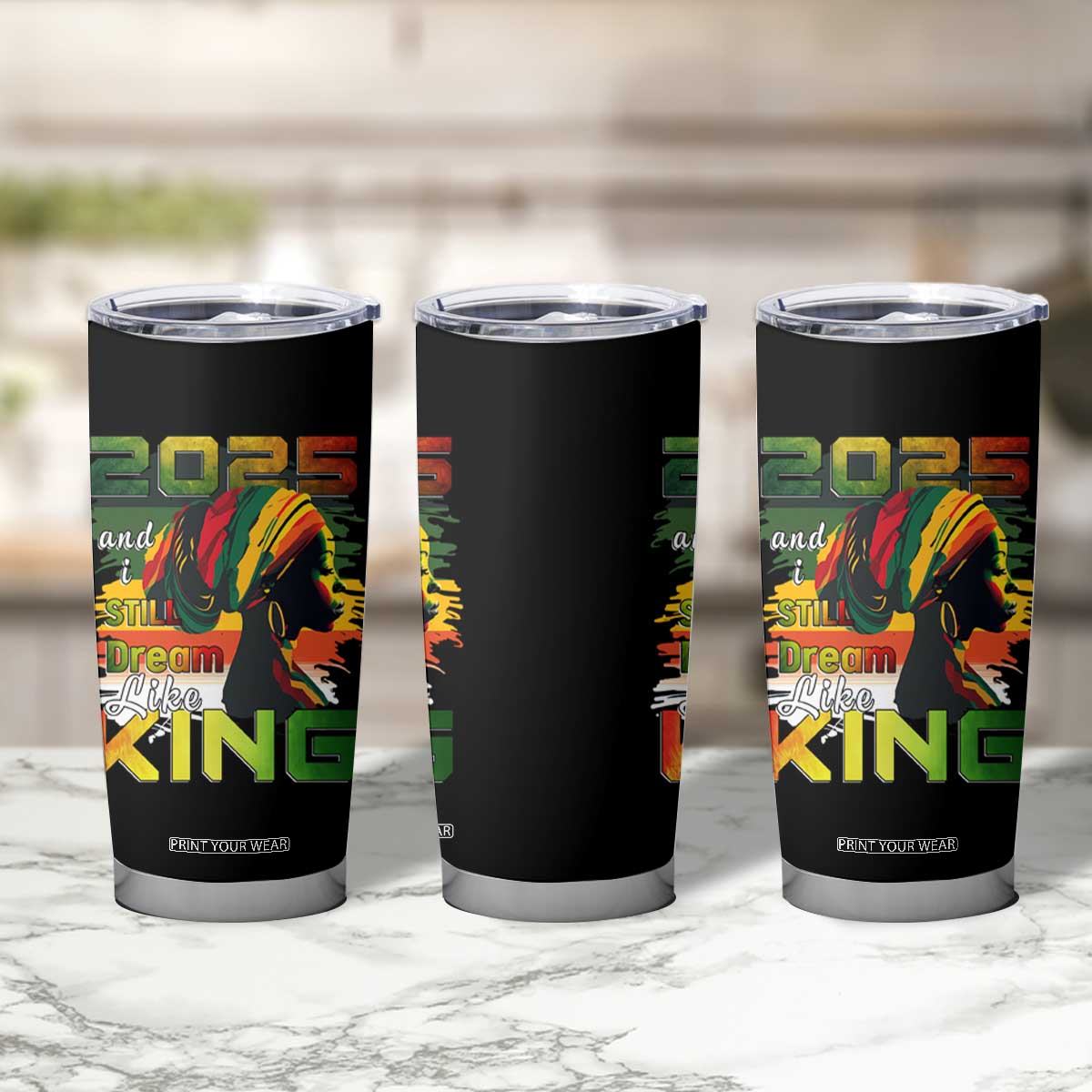 2025 And I Still Dream Like King Tumbler Cup Martin Luther King Day TS11 Print Your Wear