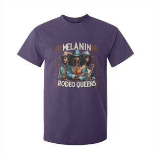 Melanin Rodeo Queen T Shirt For Kid African American Melanin Black Cowgirl Swag TS11 Purple Print Your Wear