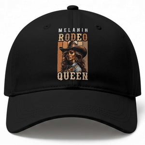 Melanin Rodeo Queen Baseball Cap African American Melanin Black Cowgirl