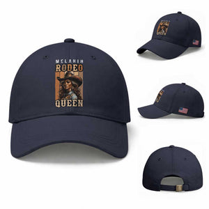 Melanin Rodeo Queen Baseball Cap African American Melanin Black Cowgirl