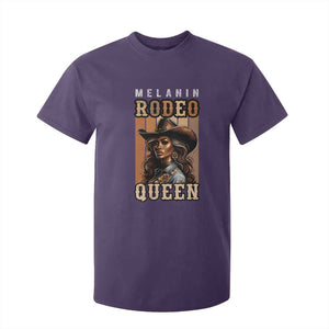Melanin Rodeo Queen T Shirt For Kid African American Melanin Black Cowgirl TS11 Purple Print Your Wear