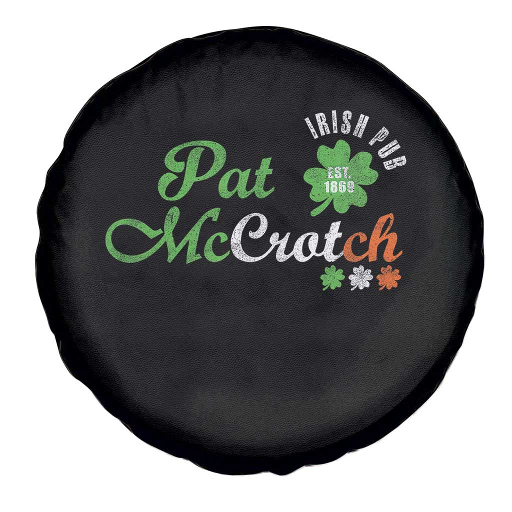 Pat McCrotch Irish Pub Spare Tire Cover St Patricks Day Drinking Humor TS11 Print Your Wear