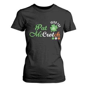 Pat McCrotch Irish Pub T Shirt For Women St Patricks Day Drinking Humor TS11 Black Print Your Wear