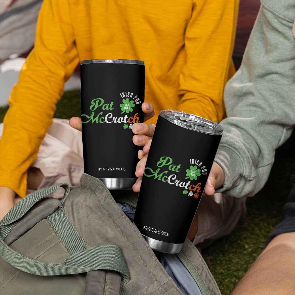 Pat McCrotch Irish Pub Tumbler Cup St Patricks Day Drinking Humor TS11 Print Your Wear
