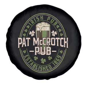 Funny Pat McCrotch Irish Pub Spare Tire Cover St Patricks Day Adult Humor Party Drinking TS11 Print Your Wear