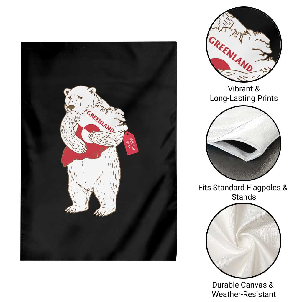 Greenland Is Not For Sale Garden Flag Greenland Bear Hug TS11 Print Your Wear