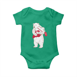 Greenland Is Not For Sale Baby Onesie Greenland Bear Hug TS11 Irish Green Print Your Wear