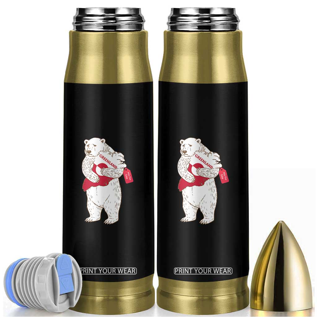 Greenland Is Not For Sale Bullet Tumbler Greenland Bear Hug TS11 Black Print Your Wear