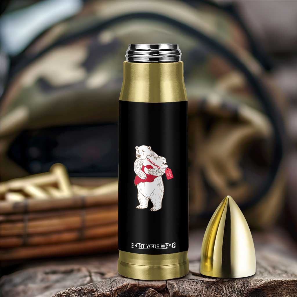 Greenland Is Not For Sale Bullet Tumbler Greenland Bear Hug TS11 Print Your Wear