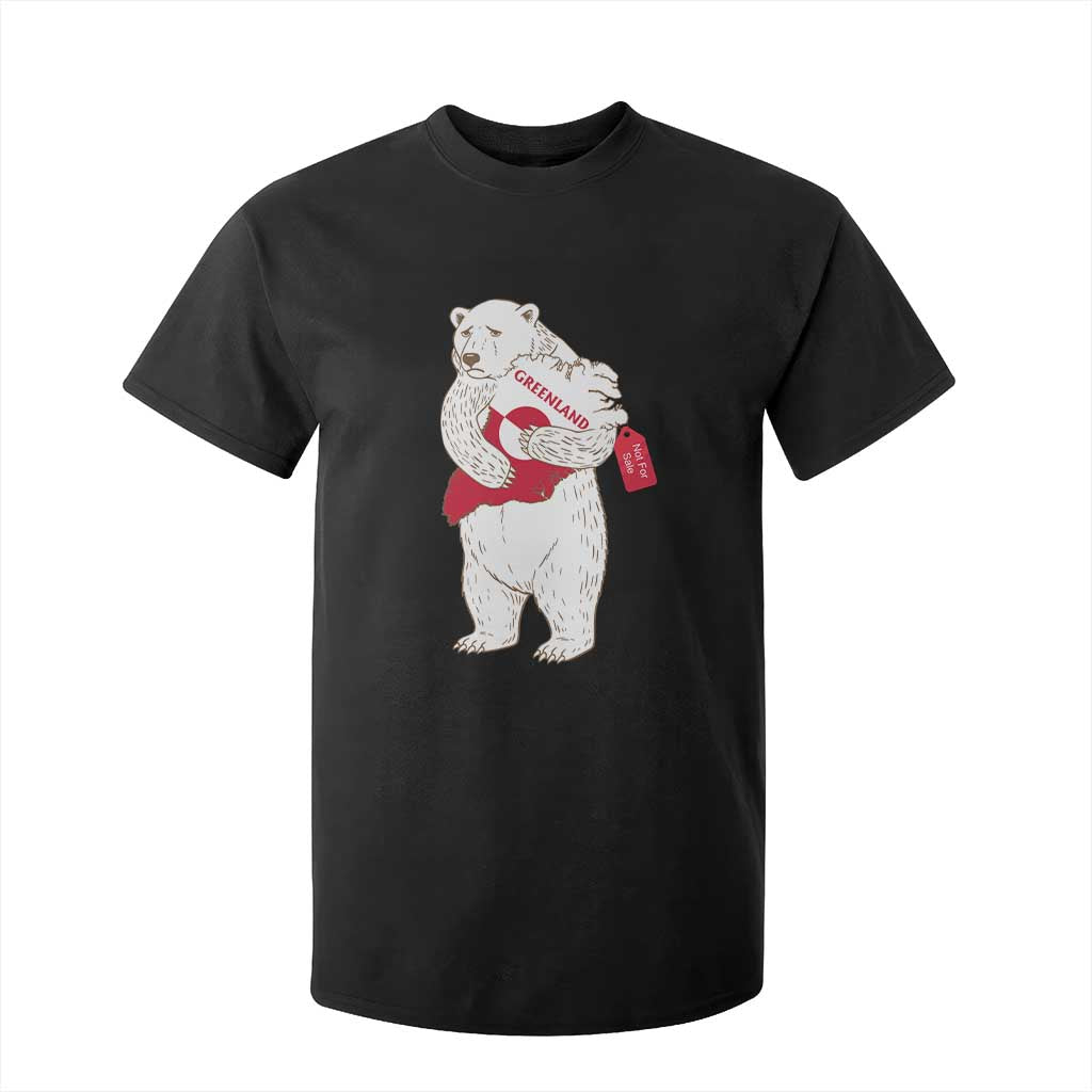 Greenland Is Not For Sale T Shirt For Kid Greenland Bear Hug TS11 Black Print Your Wear