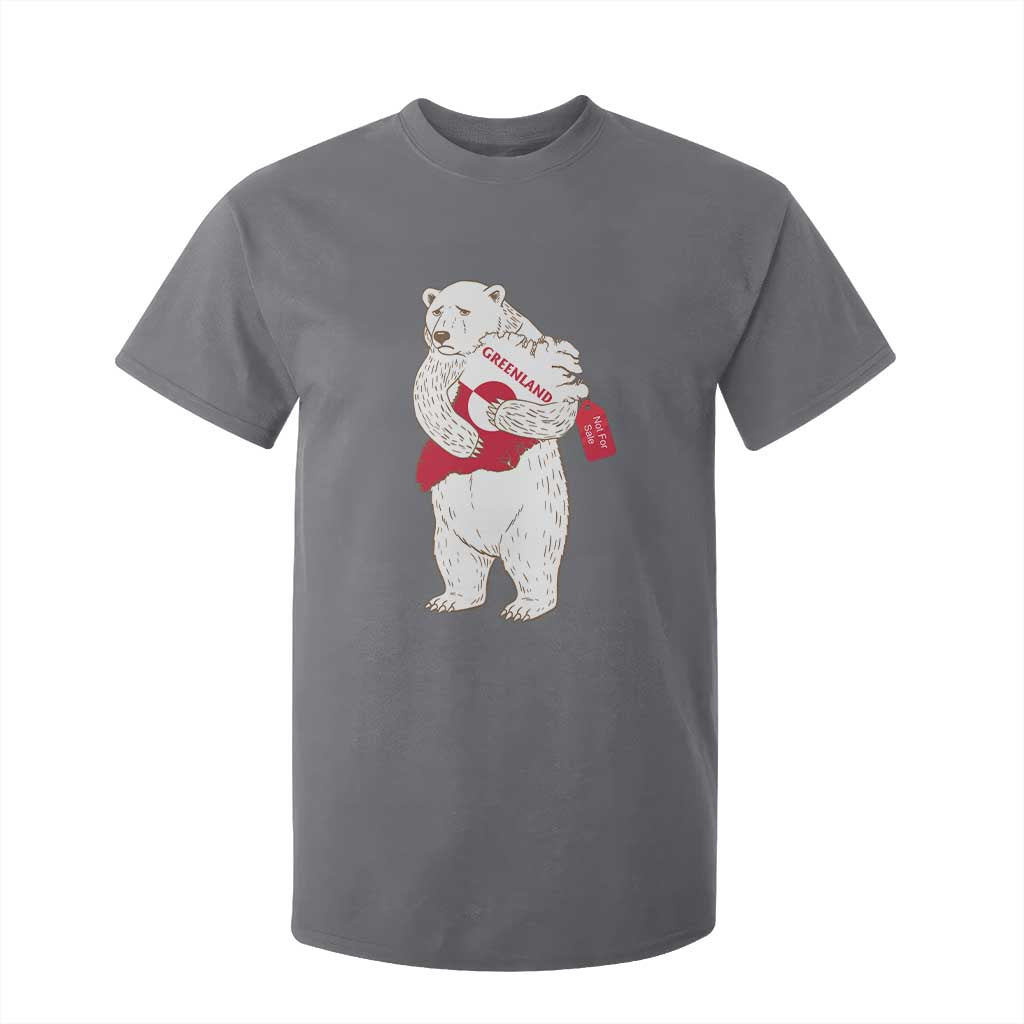 Greenland Is Not For Sale T Shirt For Kid Greenland Bear Hug TS11 Charcoal Print Your Wear