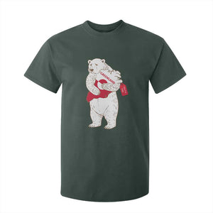 Greenland Is Not For Sale T Shirt For Kid Greenland Bear Hug TS11 Dark Forest Green Print Your Wear