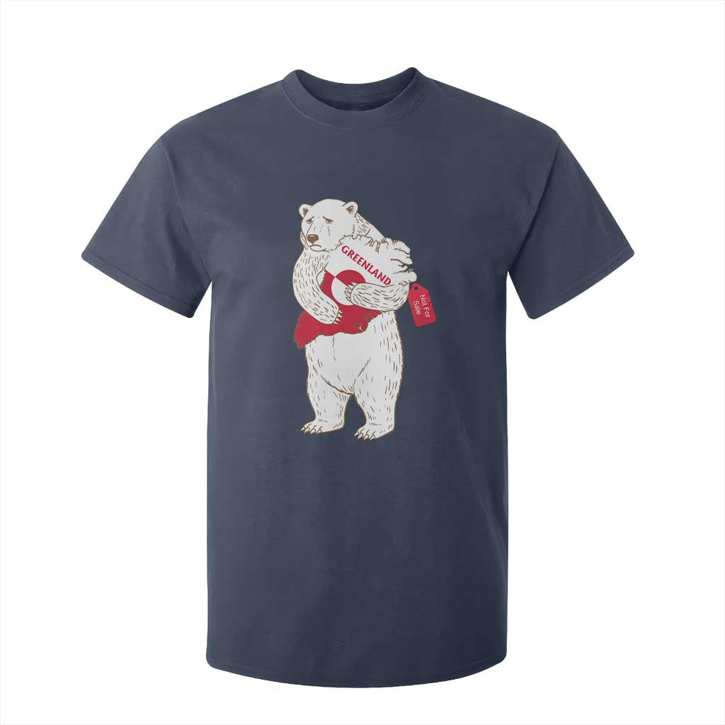 Greenland Is Not For Sale T Shirt For Kid Greenland Bear Hug TS11 Navy Print Your Wear