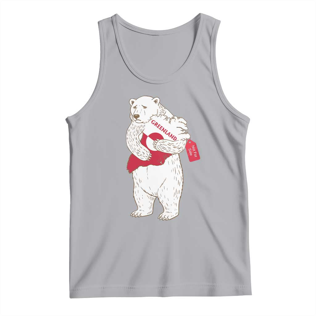 Greenland Is Not For Sale Tank Top Greenland Bear Hug TS11 Athletic Heather Print Your Wear