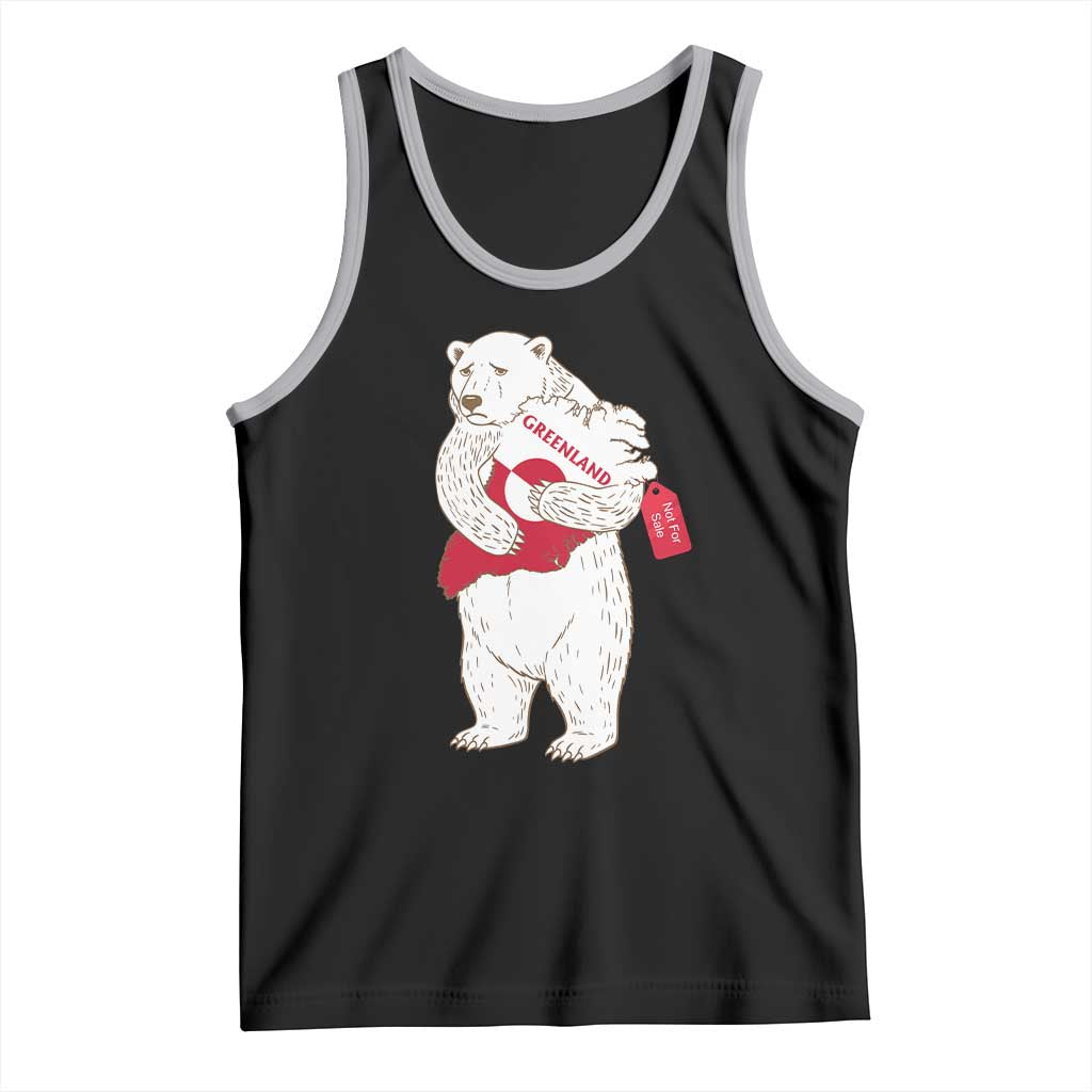 Greenland Is Not For Sale Tank Top Greenland Bear Hug TS11 Black Athletic Heather Print Your Wear