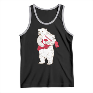 Greenland Is Not For Sale Tank Top Greenland Bear Hug TS11 Black Athletic Heather Print Your Wear