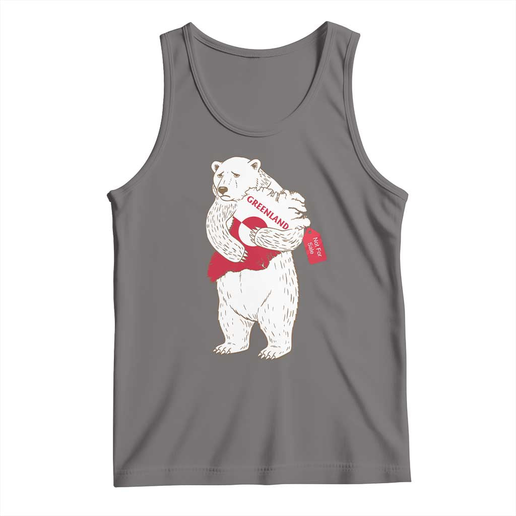 Greenland Is Not For Sale Tank Top Greenland Bear Hug TS11 Deep Heather Print Your Wear