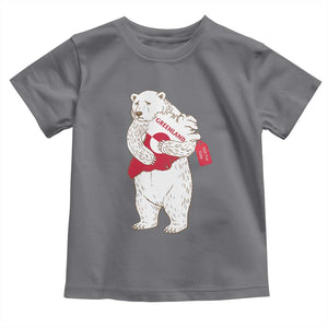 Greenland Is Not For Sale Toddler T Shirt Greenland Bear Hug TS11 Charcoal Print Your Wear