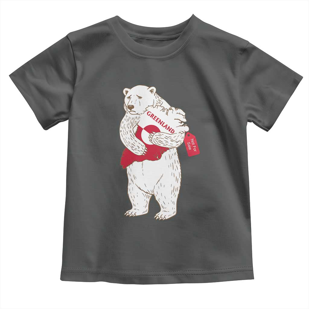 Greenland Is Not For Sale Toddler T Shirt Greenland Bear Hug TS11 Dark Heather Print Your Wear
