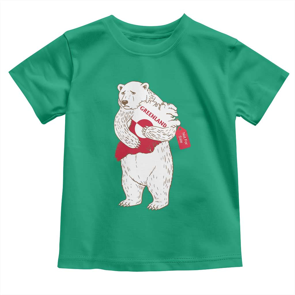 Greenland Is Not For Sale Toddler T Shirt Greenland Bear Hug TS11 Irish Green Print Your Wear