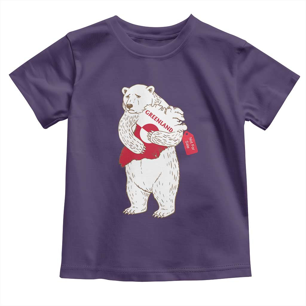 Greenland Is Not For Sale Toddler T Shirt Greenland Bear Hug TS11 Purple Print Your Wear