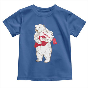 Greenland Is Not For Sale Toddler T Shirt Greenland Bear Hug TS11 Royal Blue Print Your Wear