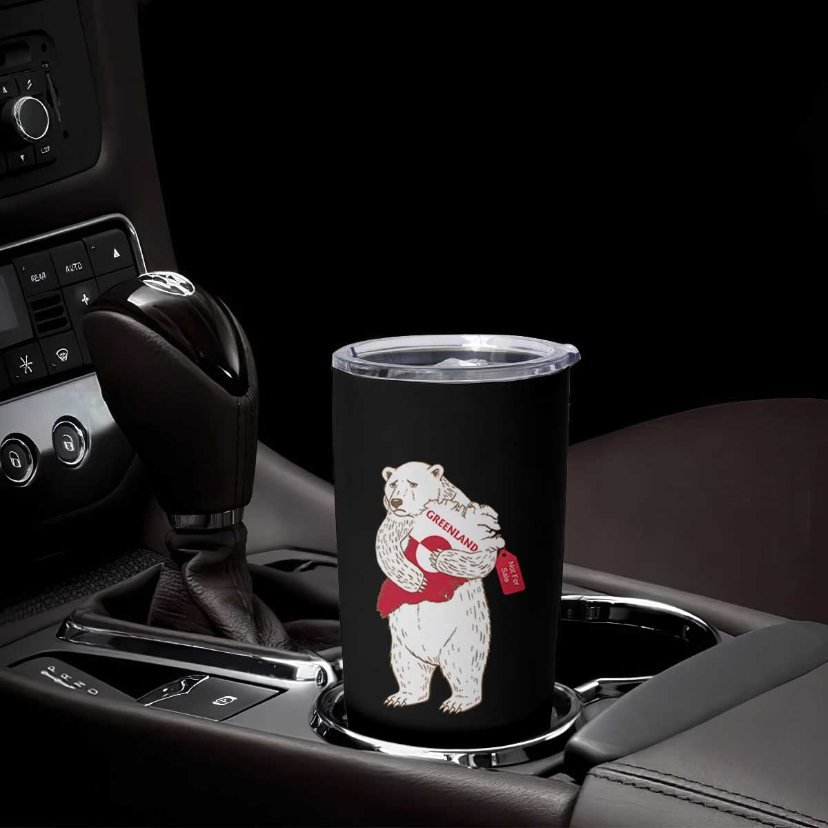 Greenland Is Not For Sale Tumbler Cup Greenland Bear Hug TS11 Print Your Wear