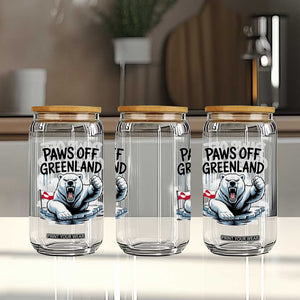 Paws Off Greenland Glass Can Resist Polar Bear Political Satire TS11 Print Your Wear