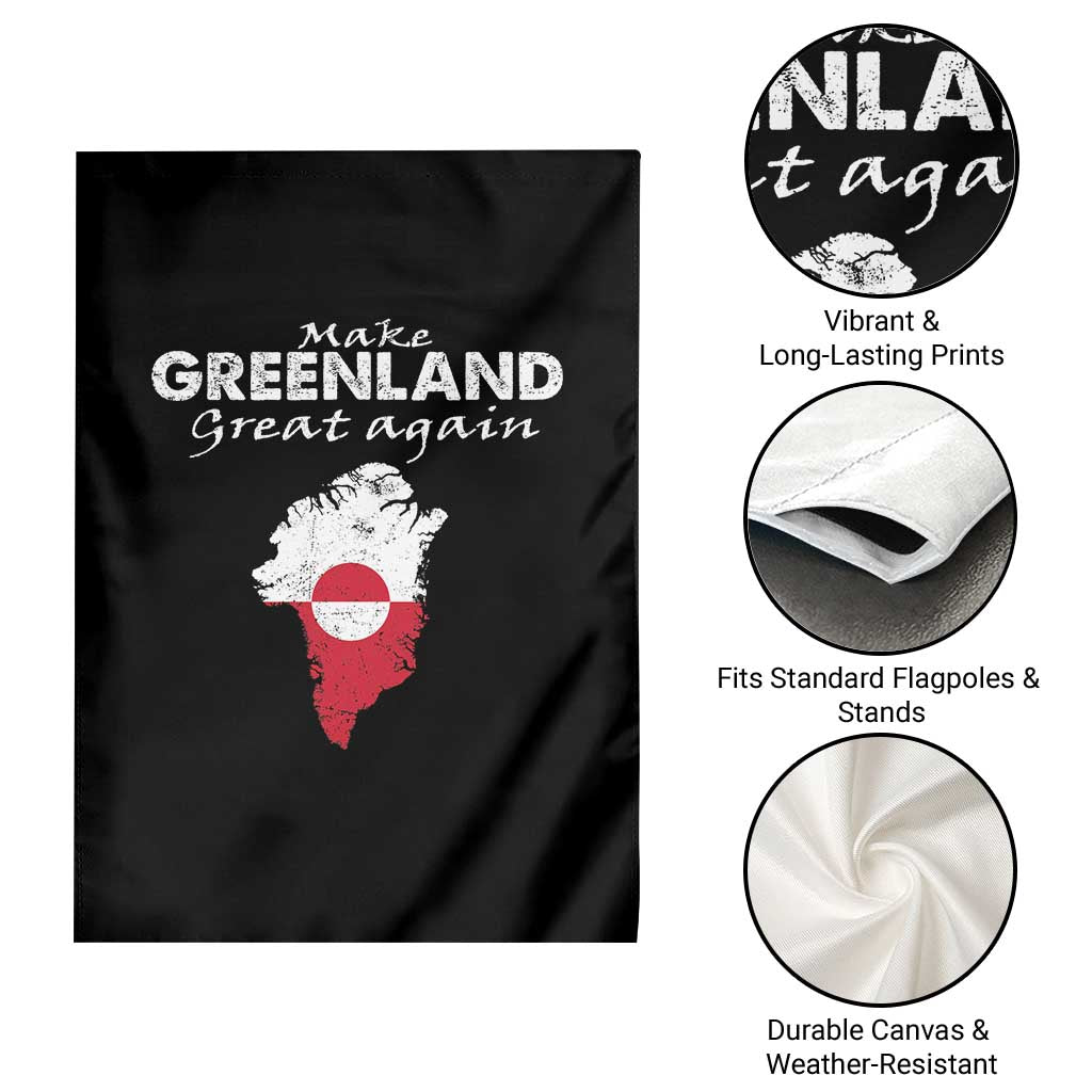 Make Greenland Great Again Garden Flag Act USA 51st State Greenland TS11 Print Your Wear