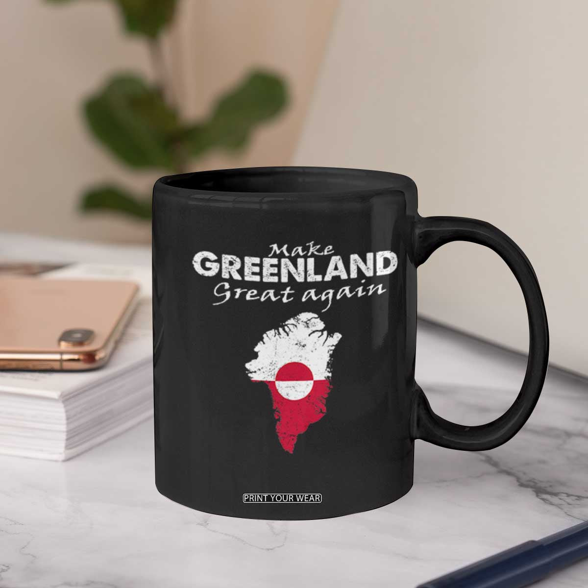 Make Greenland Great Again Coffee Mug Act USA 51st State Greenland TS11 Print Your Wear