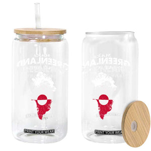 Make Greenland Great Again Glass Can Act USA 51st State Greenland TS11 Print Your Wear