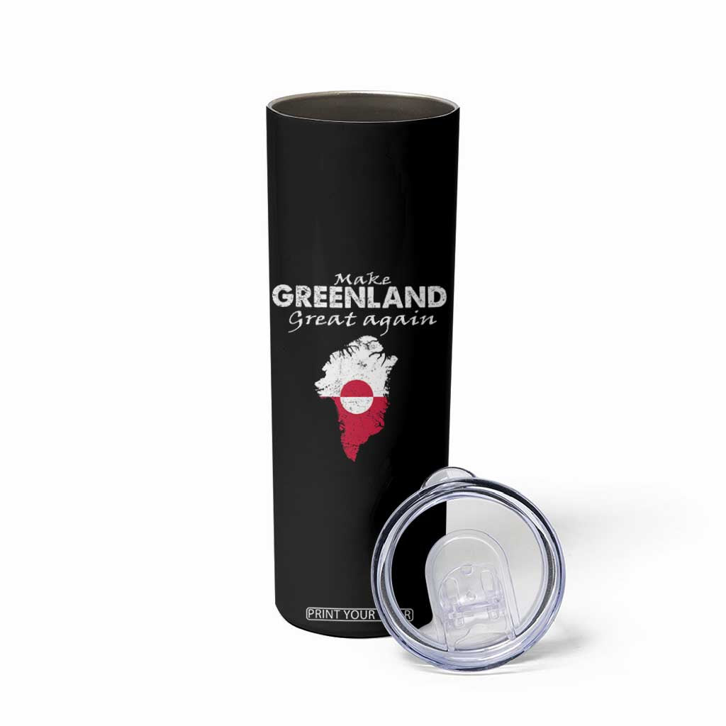 Make Greenland Great Again Skinny Tumbler Act USA 51st State Greenland TS11 Print Your Wear