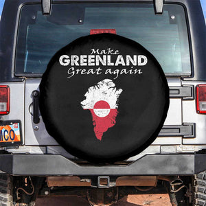 Make Greenland Great Again Spare Tire Cover Act USA 51st State Greenland TS11 No hole Black Print Your Wear