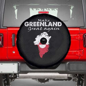 Make Greenland Great Again Spare Tire Cover Act USA 51st State Greenland TS11 Black Print Your Wear